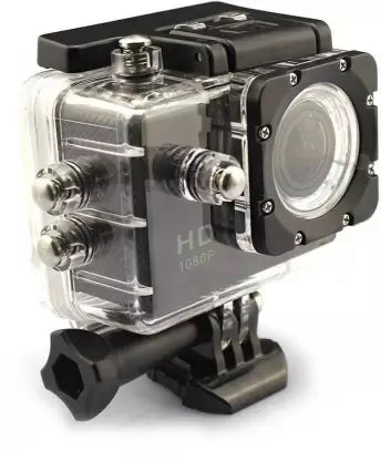 Garundropsy action camera Ultra HD 1080P Sports and Action Camera  (Black, 12 MP)