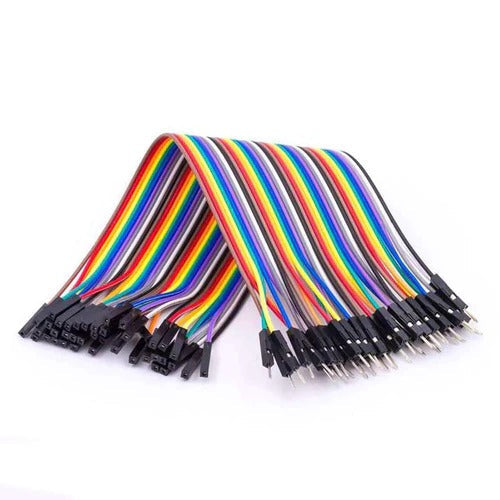 F2M Jumper Wires (20cm) -Strip of 40 - The Tech Depot