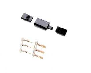 JR Servo Connector with Self locking Hook -10pcs.