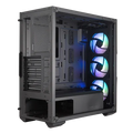 Cooler Master MasterBox TD500 Mesh Triple ARGB Mid Tower Gaming Cabinet with Dual 360mm Radiator Support and Crystalline Tempered Glass