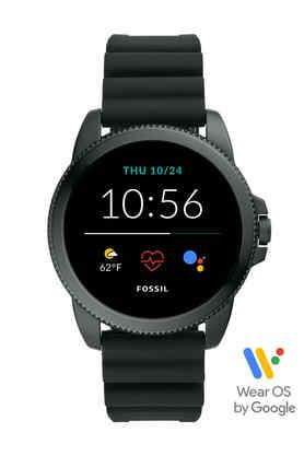 FOSSIL Mens Gen 5E Full Color Display Silicon Digital Smart Watch