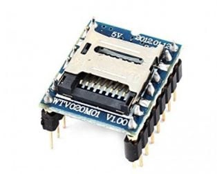 Mini SD Card MP3 Sound Module For PIC Arduino WTV020-SD