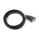 RS232 to RJ45 Console Cable, RS232 DB9 Female Port to RJ45 Console Male Port, Cable Length 1.8m