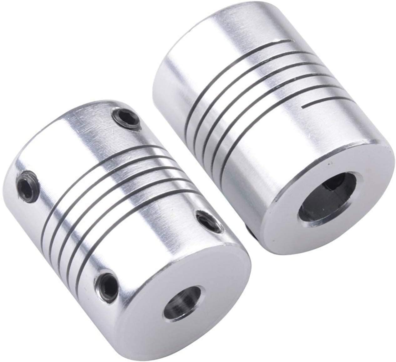 Aluminum Flexible Coupling Coupler Helical Shaft 5mm x 8mm