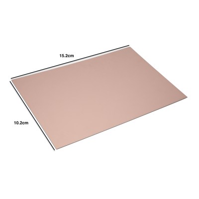 Copper clad plain printed circuit board 102mm x 154mm