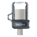SanDisk Dual Drive - 3 ( Transparent,128GB )