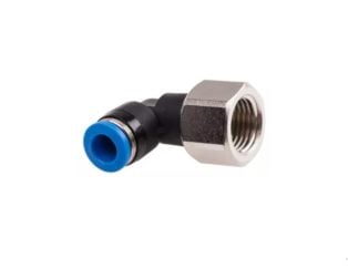 PU CONNECTOR PLF 08-01 (8mm OD X 1/8″ BSPT Female Elbow)