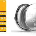 CR1616 3V Lithium Coin Cell Battery DL1616/ ECR1616/ GPCR1616/