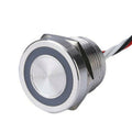 ProMax 16mm Metal Piezo Touch Switch Waterproof IP68 Latching Red Green
