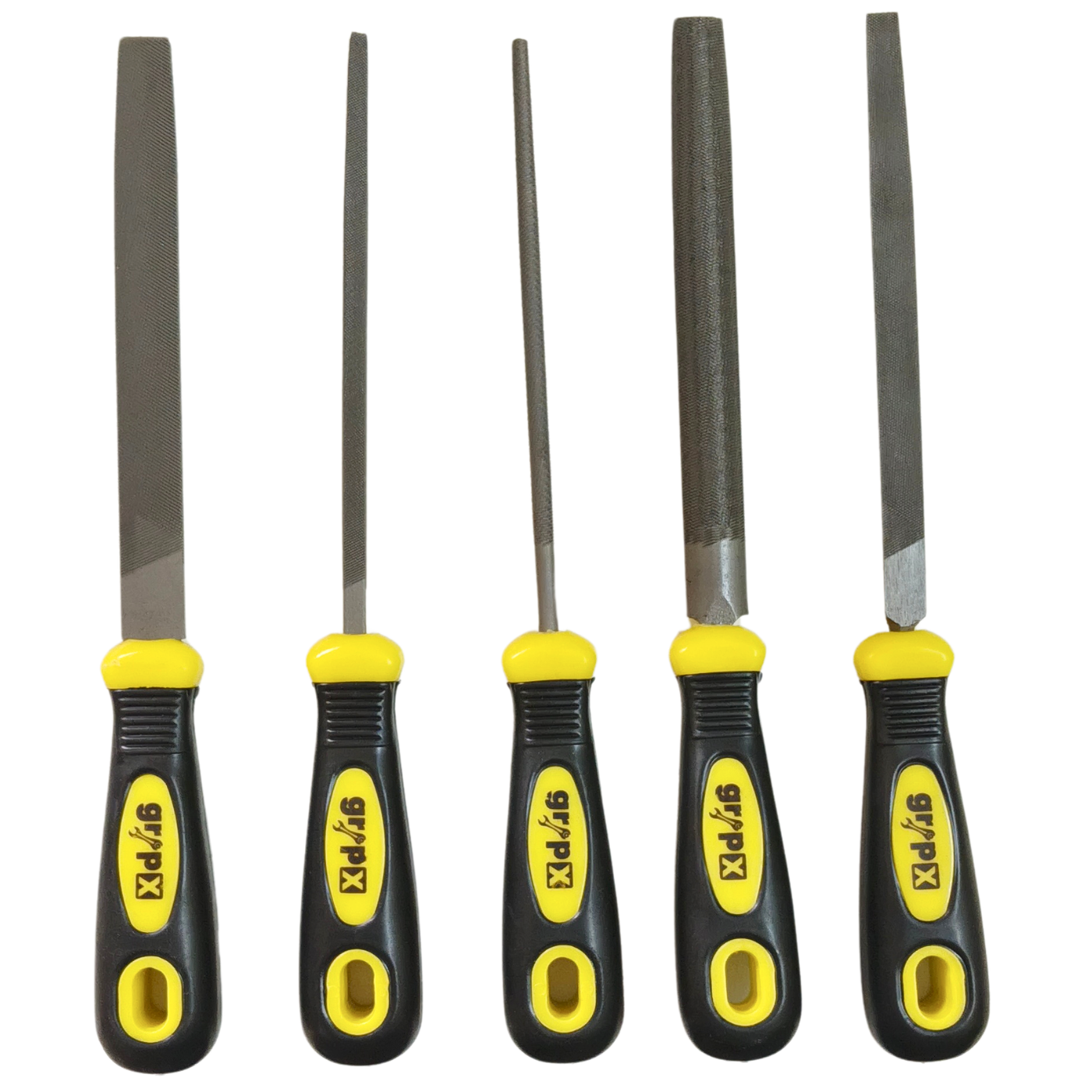 GripX 5-Piece 6-Inch Big Steel File Set