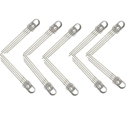 RGB LED (Common Cathode - Clear) (Pack of 10)