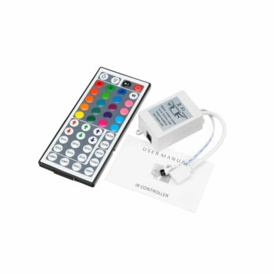 RGB IR Remote Controller for 5050 RGB LED Strip 44 Keys, 12V