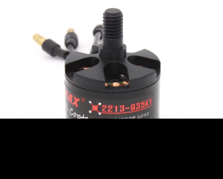 EMAX MT2213 935KV Brushless DC Motor for Drone – Red Cap (CCW) With 1045 Propeller Combo (Original)