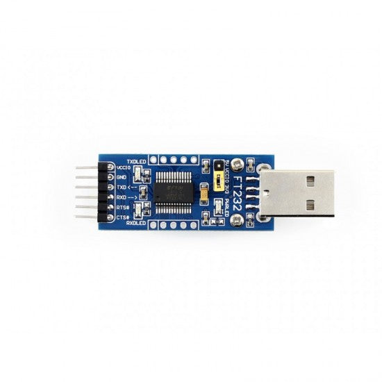 FT232 USB UART Board (Type A), USB To UART (TTL) Communication Module With USB Type A Connector