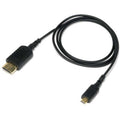 Micro HDMI to HDMI Cable Black - The Tech Depot