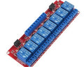 8 Channel Relay Module 12V High and Low Level Trigger Relay Module - The Tech Depot