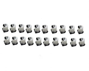 330uF 16V DC Polymer Aluminium SMD Capacitor (Pack of 20)