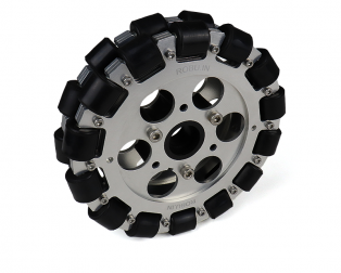 EasyMech 152mm Double Aluminium Omni Wheel (BEARING TYPE ROLLER)
