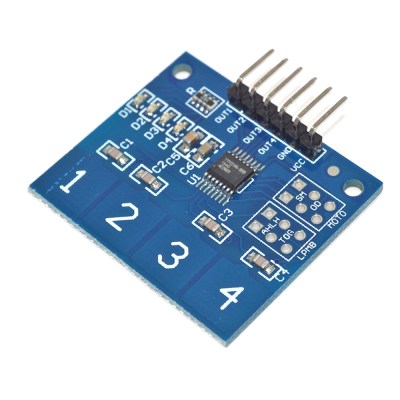 TTP224 4-Channel Capacitive Touch Switch Module