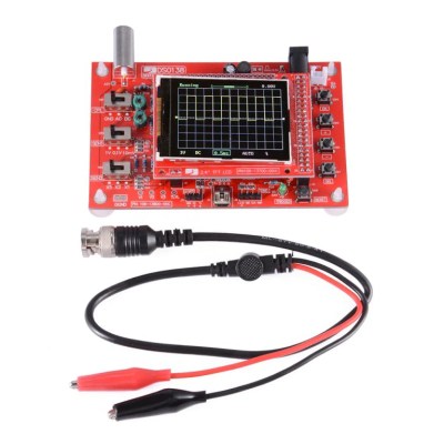 DSO138 2.4? TFT Handheld Pocket-size Digital Oscilloscope Kit DIY Parts Electronic Learning Set Soldered