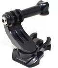 Action Pro Helmet Flat Placement Camera Mount  (360 Degree Rotatable J-Hook Mount Adapter for GoPro, Insta360, SJCAM, DJI)