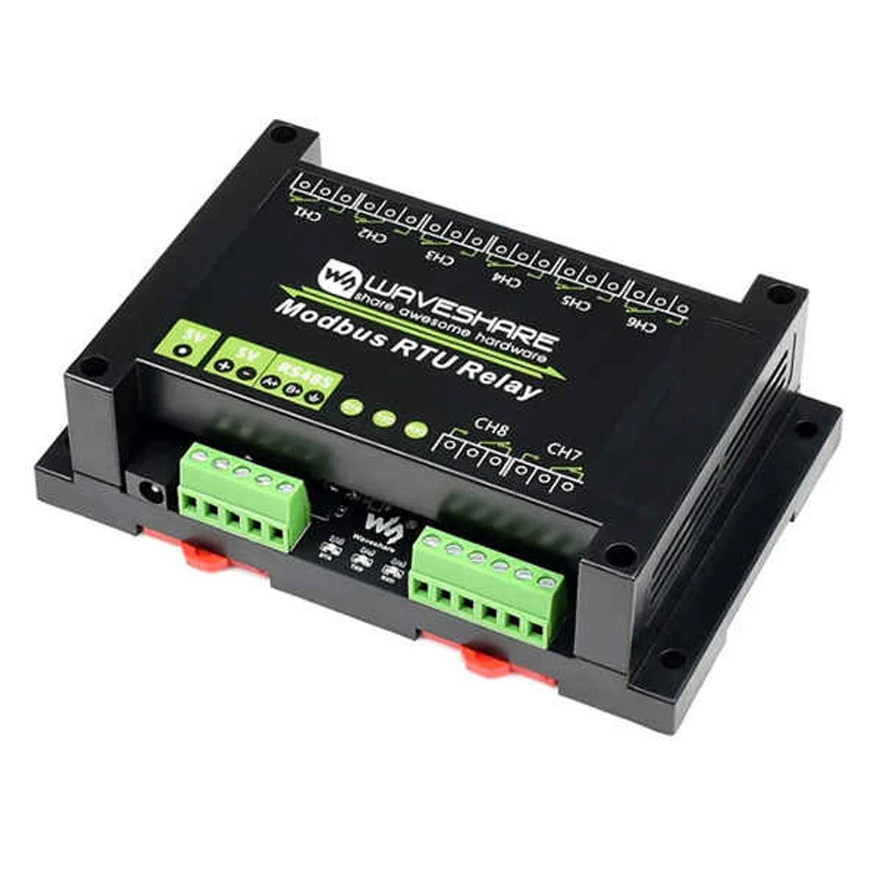 8-ch Ethernet Relay Module, Modbus RTU/Modbus TCP Protocol, PoE port Communication, With Various Isolation And Protection Circuits - Without Power Adapter