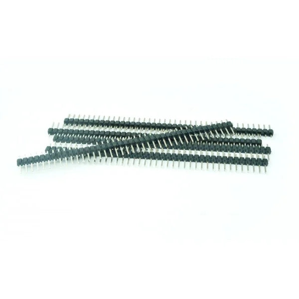 40 x 1 Male Header Pins - Long Pitch 2.54mm Length 15mm