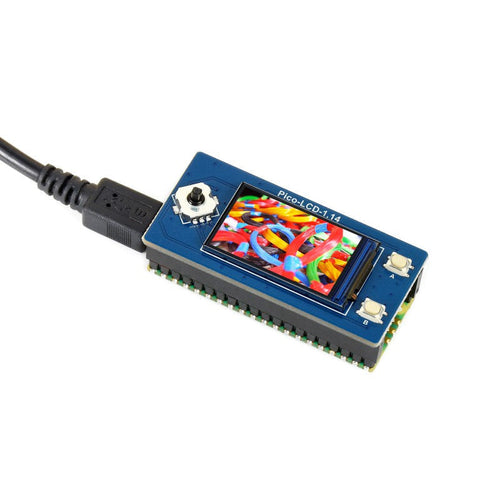 1.14 inch LCD Display Module for Raspberry Pi Pico - 65K Colors - SPI