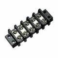 Terminal Blocks, 5 Positions 500V 15A Dual Row Wire Screw Terminal Strip Block