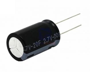 2.2F, 2.7 V , Dip Super Capacitor