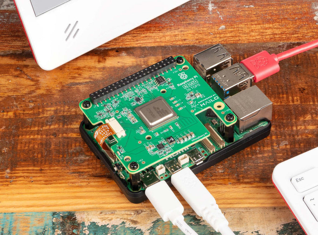Raspberry Pi AI HAT+ (26 TOPS) board close-up - product image