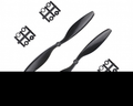 Orange HD Propellers 1045(10X4.5) Carbon Fiber Black 1CW+1CCW-1pair