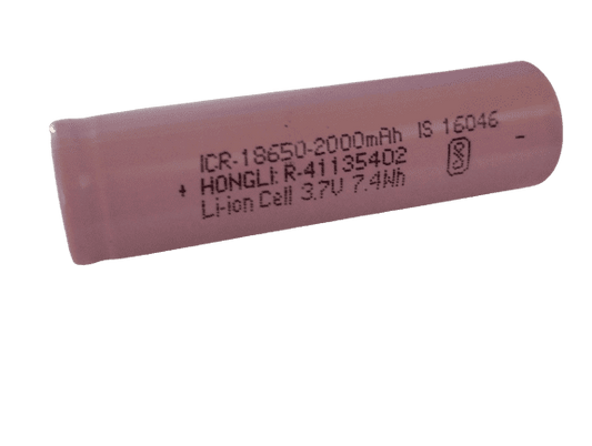 3.7v 2000mah 18650 Li-Ion Battery