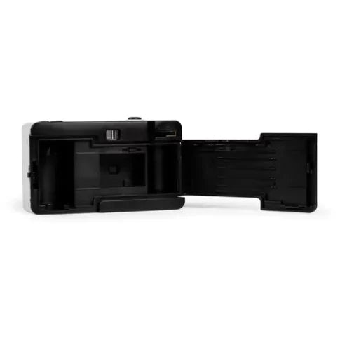 Ilford Sprite 35mm II Reusable Film Camera in Colour with Built-In Flash & Optical View Finder – Silver