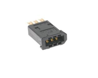 3E206-0100 KV-RECEPTACLE, 1394, WIREMNT