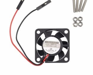 3007 PI-Fan 30 x 30 x 7MM Black 2 x 1p