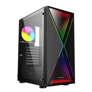 Ant Esports Infinity X (ATX) Black Mid Tower Cabinet