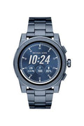 MICHAEL KORS Mens Grayson Blue Dial Stainless Steel Digital Smartwatch - MKT5028