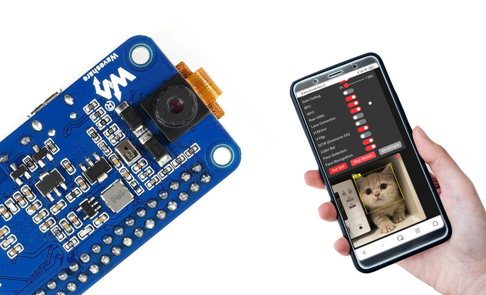 ESP32 One, mini Development Board with WiFi / Bluetooth, With OV2640 2MP Camera