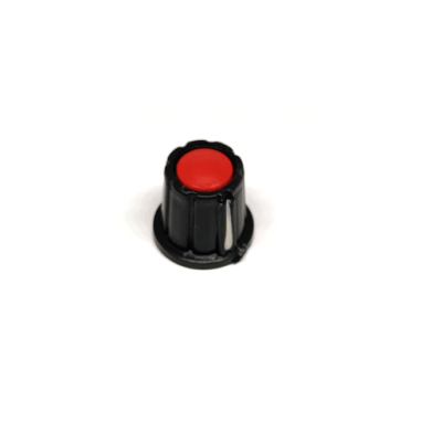 Potentiometer knob (6mm Shaft Hole Plastic Volume Control Potentiometer Knob Cap)