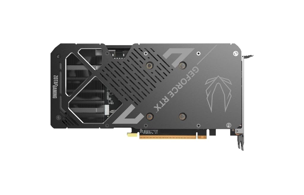 Zotac Gaming GeForce RTX 5070 Twin Edge 12GB GDDR7 Graphics Card - back and backplate