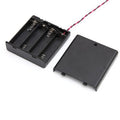 Plastic Covered Battery Cell Holder For 4 X AA Battery with On/Off Switch