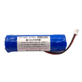 3.7V 2400mAh Lithium-Ion Rechargeable Cell with wire connector [Refurbished]