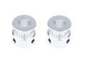 Aluminum GT2 Timing Pulley 20 Tooth 8mm Bore For 6.35mm Belt 2Pcs