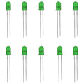 5mm Green Led (Pack of 10) - The Tech Depot