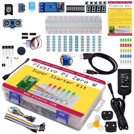 Plusivo_Pi_Zero_W_Super_Starter_Kit_without_Raspberry_Pi_Zero_WH_and - The Tech Depot