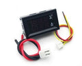 0.28″ 5 Wires Red Led Digital Dual DC 100V 100A Voltmeter Ammeter Without Shunt
