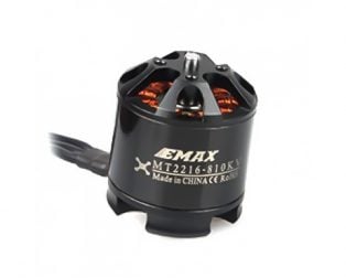 EMAX MT2216 810KV Brushless DC Motor ? Black Cap (CW Motor Rotation) with Prop1045 Combo (Original)