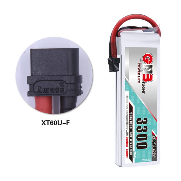 GNB 3300mAh 3S1P 11.1V 90C Lipo Battery