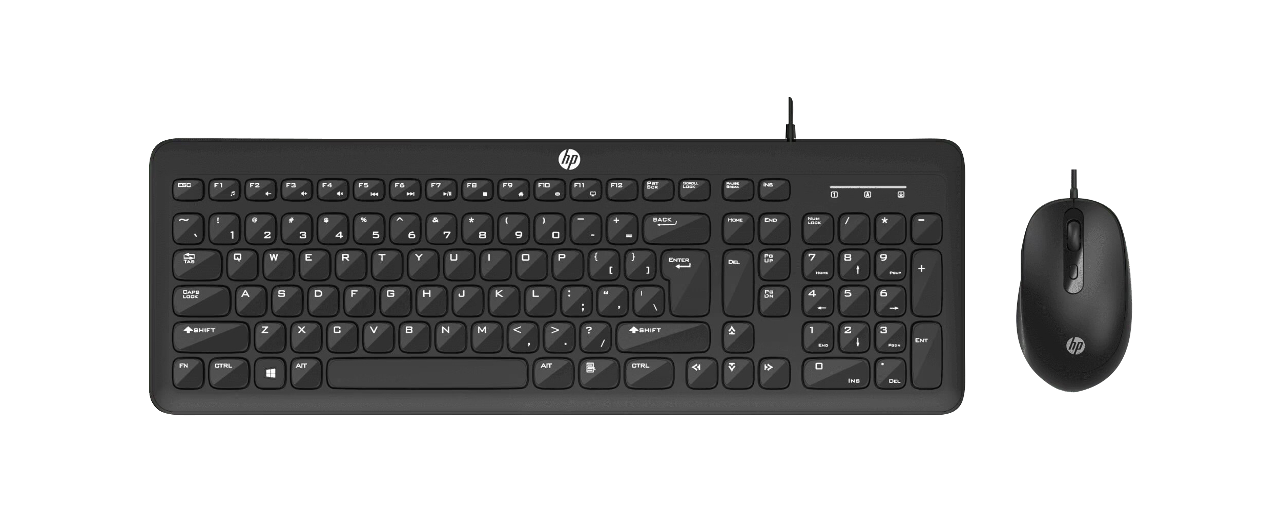 HP KM160 wired keyboard and mouse combo